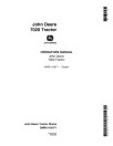 John Deere 7020 4WD Articulated Tractors (SN: 001000 - 002699, North America) Operators Manual (OMR51158)