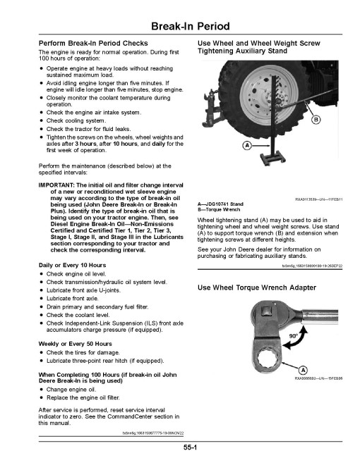 John Deere 8250R, 8270R, 8295R, 8320R, 8345R, 8370R, 8400R Tractors (SN.from 100000, South America) Operators Manual (OMR569227)