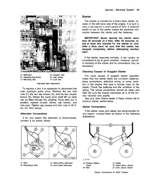 John Deere 8430 (SN: from 005928) and 8630 (SN: from 008118) 4WD Articulated Tractors (North America) Operators Manual (OMR67838)