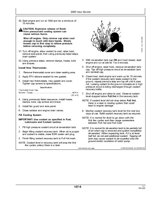 John Deere 8245R, 8270R, 8295R, 8320R and 8345R Tractors (SN: 016001-090000, Europe) Operators Manual (OMRE314063)