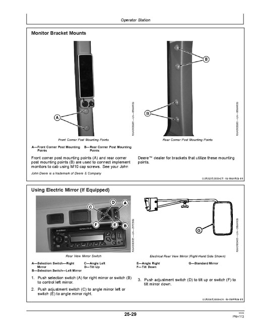 John Deere 8260R, 8285R, 8310R, 8335R and 8360R Tractors (SN: 041000-053100, Europe) Operators Manual (OMRE317040)