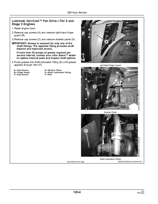 John Deere 8320RT, 8345RT and 8370RT Tracked Tractors (SN: 912001-914000, North America) Operators Manual (OMRE339143)