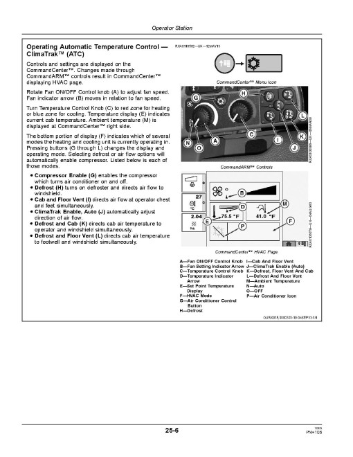 John Deere 8310RT, 8335RT and 8360RT Tracked Tractors (SN: from 907101, Europe) Operators Manual (OMRE346418)