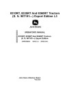 John Deere 8310RT, 8335RT and 8360RT Tracked Tractors (SN: from 907101, Export Edition) Operators Manual (OMRE560331)