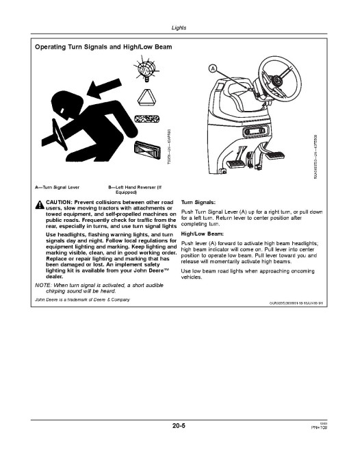 John Deere 8310RT, 8335RT and 8360RT Tracked Tractors (SN: from 907101, North America) Operators Manual (OMRE560341)