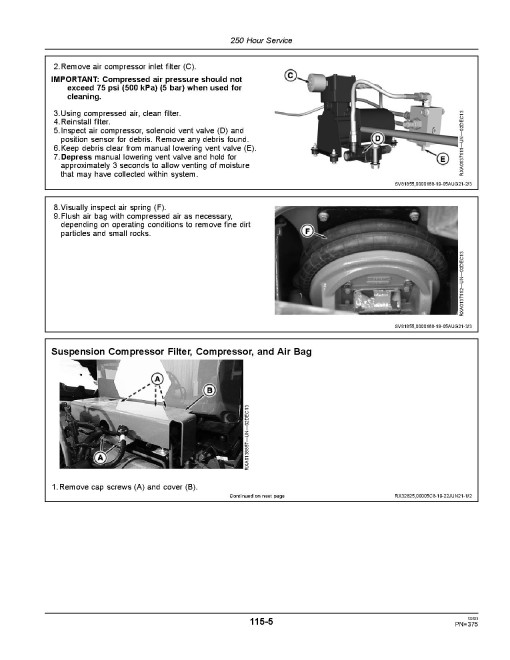 John Deere 8320RT, 8345RT and 8370RT Tracked Tractors (SN: 914001-915000, North America) Operators Manual (OMRE573881)