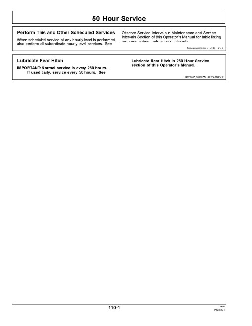 John Deere 8320RT, 8345RT and 8370RT Tracked Tractors (SN:912001-917000, Europe) Operators Manual (OMRE578590)