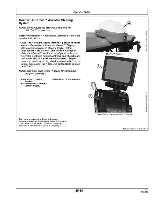 John Deere 8245R, 8270R, 8295R, 8320R, 8335R, 8345R, 8370R, 8400R Tractors (SN:108001-120000, N.America) Operators Manual (OMRE581969)