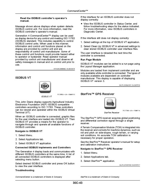 John Deere 8320RT, 8345RT and 8370RT Tracked Tractors (SN: from 920001, Europe) Operators Manual (OMRE591931)