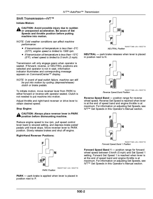 John Deere 8R 230, 8R 250, 8R 280, 8R 310, 8R 340, 8R 370, 8R 410 Tractors (SN:200001-220000, Europe) Operators Manual (OMRE593236)
