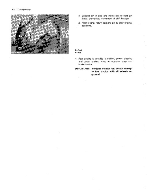 John Deere 8440 and 8640 4WD Articulated Tractors (North America) Operators Manual (OMRW15912)
