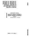John Deere 5-750, 5-754, 5-804, 5-850, 5-854, 5-900, 5-904, 5-950, 8-800 Tractors, Tiantuo (Asia) Operators Manual (OMSJ16406)