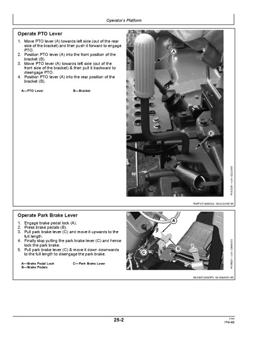 John Deere 5036C and 5042C Tractors (Mexico) Operators Manual (OMSJ19691)