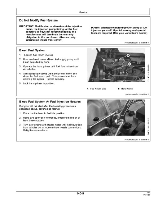 John Deere 5036C, 5039C and 5042C Tractors (Indian) Operators Manual (OMSJ21199)
