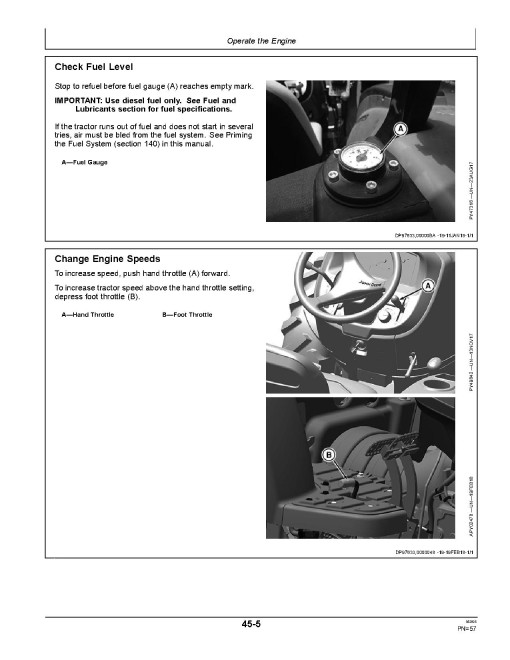 John Deere 3025D, 3035D and 3043D Compact Utility Tractors (North America) Operators Manual (OMSJ32078)