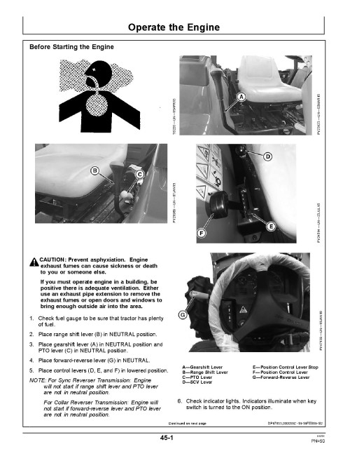 John Deere 3036E Compact Utility Tractors (Indian) Operators Manual (OMSJ32127)