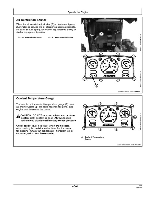 John Deere 3028EN and 3036EN Compact Utility Tractors (Export Edition) Operators Manual (OMSJ33298)