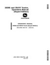 John Deere 3036E and 3041E Compact Utility Tractors (Export Edition) Operators Manual (OMSJ47859)