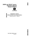 John Deere 3036E and 3041E Compact Utility Tractors (Export Edition) Operators Manual (OMSJ47867)