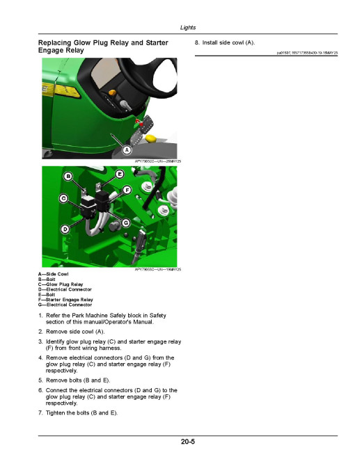 John Deere 3025D and 3035D Compact Utility Tractors (North America) Operators Manual (OMSU71401)