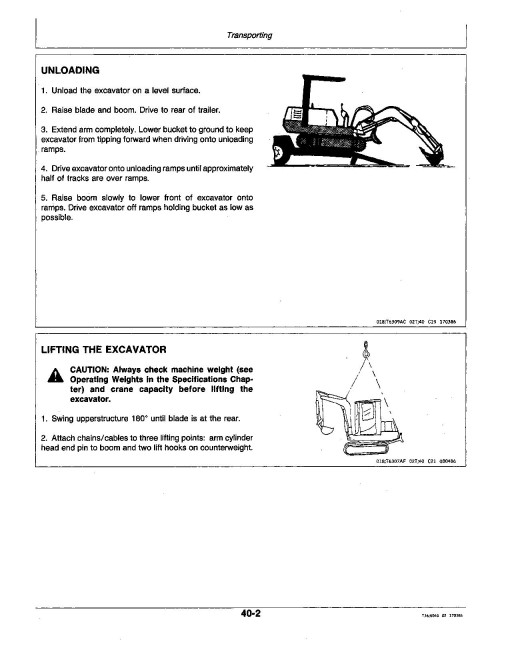 John Deere 50 Compact Excavators Operators Manual (OMT107066)