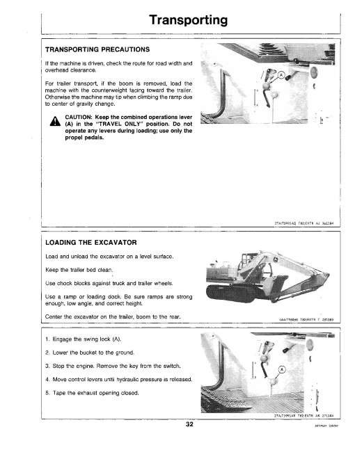 John Deere 490 Crawler Excavators Operators Manual (OMT114465)