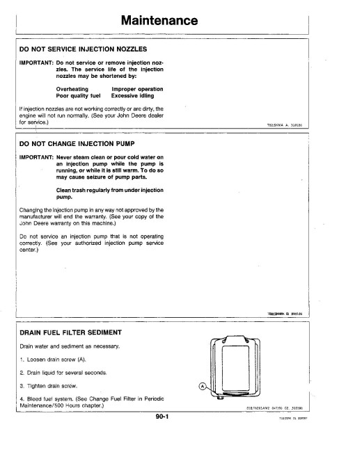 John Deere 595 Wheeled Excavators Operators Manual (OMT114466)
