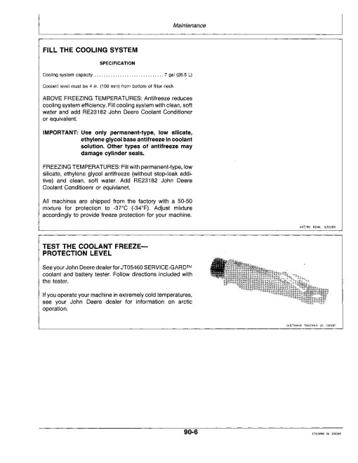 John Deere 670B and 672B Motor Graders (SN: up to 530953) Operators Manual (OMT123951)