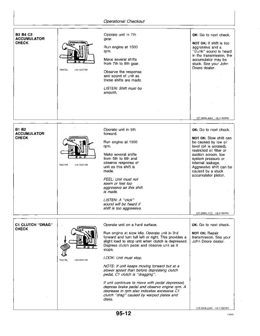 John Deere 570B Motor Graders (SN: up to 538882) Operators Manual (OMT131736)