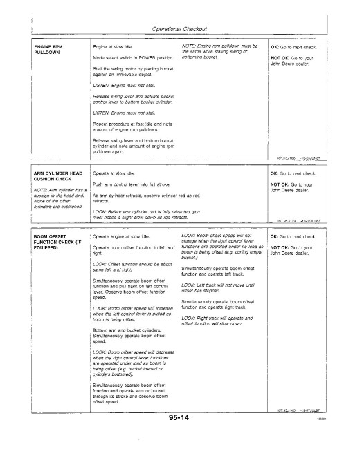 John Deere 70D Crawler Excavators Operators Manual (OMT135855)
