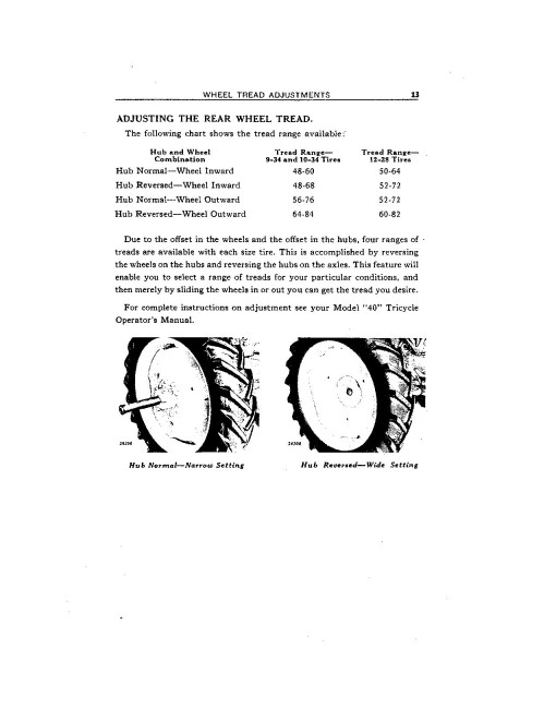 John Deere 40 Two-Row Utility Tractors (North America) Operators Manual (OMT14155)