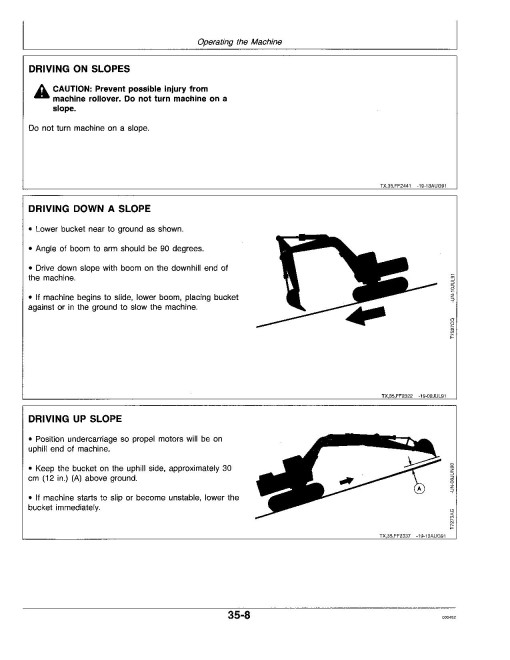 John Deere 892DLC Crawler Excavators Operators Manual (OMT144583)