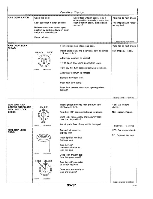 John Deere 190E Crawler Excavators Operators Manual (OMT145812)