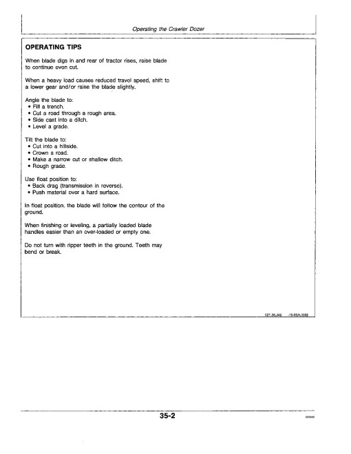 John Deere 400G Crawler Dozers Operators Manual (OMT145887)