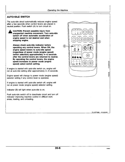 John Deere 790ELC Crawler Excavators (SN: up to 014999) Operators Manual (OMT146128)
