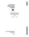 John Deere 2010 Crawler Tractors (SN: up to 42000) Operators Manual (OMT14693)