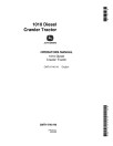 John Deere 1010 Diesel Crawler Tractors (SN. up to 21900) Operators Manual (OMT14740)