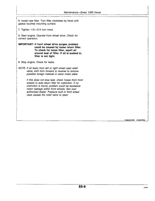 John Deere 670B and 672B Motor Graders (SN: from 538883) Operators Manual (OMT149121)