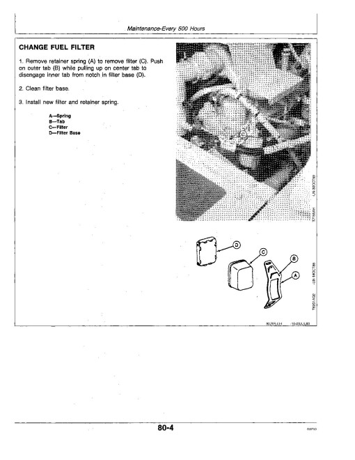 John Deere 595D Wheeled Excavators Operators Manual (OMT149277)