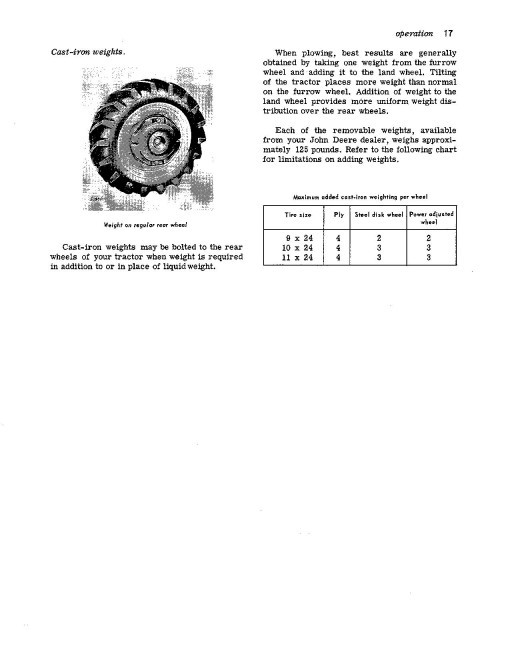 John Deere 1010 U Gasoline Utility Tractors (SN: up to 031000) (North America) Operators Manual (OMT15500)