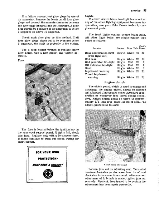 John Deere 1010 Diesel Wheel Tractors (SN: up to 031000) (North America) Operators Manual (OMT15505)