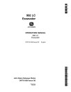 John Deere 992ELC Crawler Excavators Operators Manual (OMT161069)