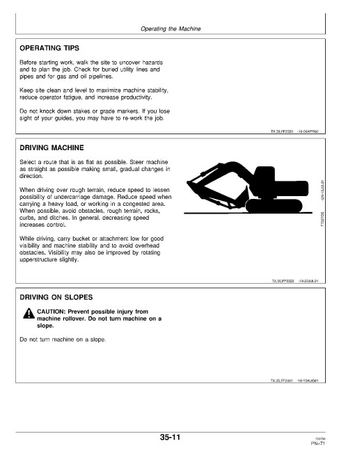 John Deere 992ELC Crawler Excavators Operators Manual (OMT161069)