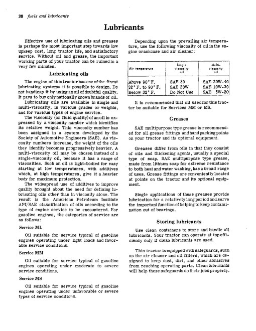 John Deere 1010 RU Gasoline Tractors (SN: up to 031000) (North America) Operators Manual (OMT16142)