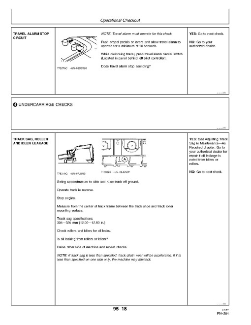 John Deere 690ELC Crawler Excavators (SN: from 559603) Operators Manual (OMT162125)