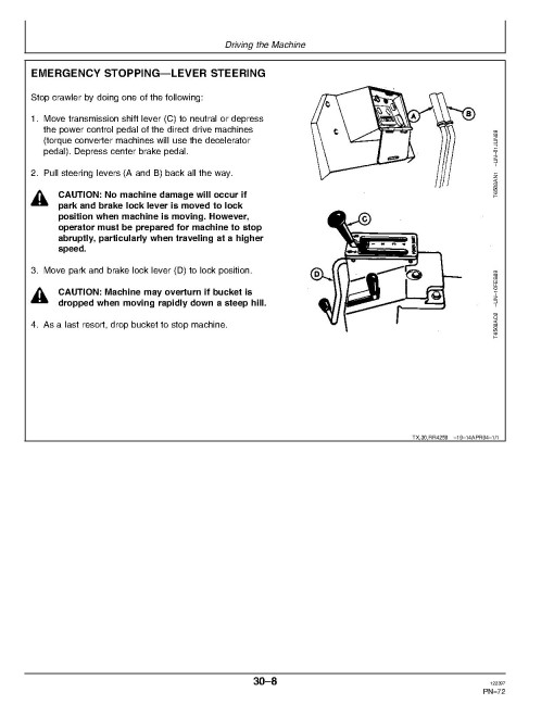 John Deere 455G and 555G Crawler Loaders Operators Manual (OMT163973)
