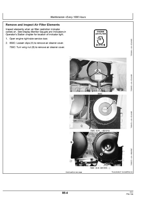 John Deere 750C and 850C Crawler Dozers Operators Manual (OMT165719)