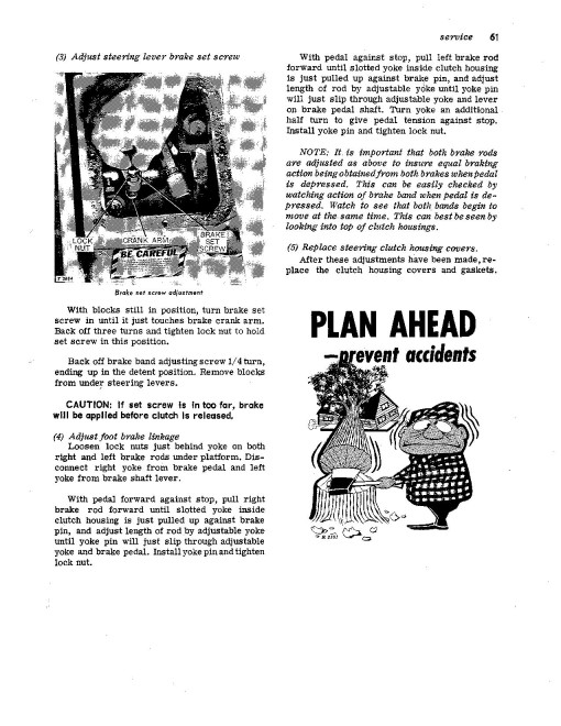 John Deere 1010 Diesel and Gasoline Crawler Tractors (SN:21901-31000) Operators Manual (OMT17418)