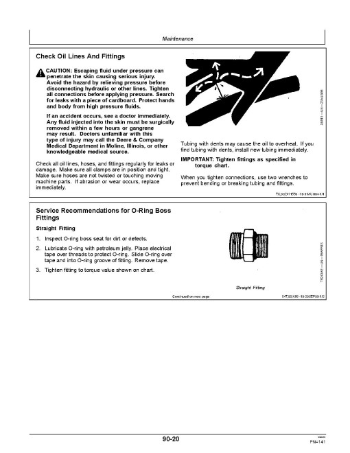 John Deere 655C and 755C Crawler Loaders Operators Manual (OMT181139)