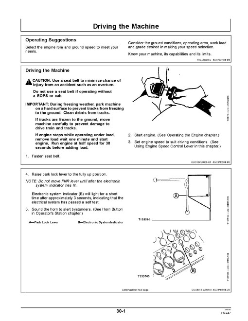 John Deere 655C and 755C Crawler Loaders Operators Manual (OMT181139)
